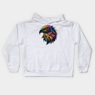 Colorful Eagle Kids Hoodie